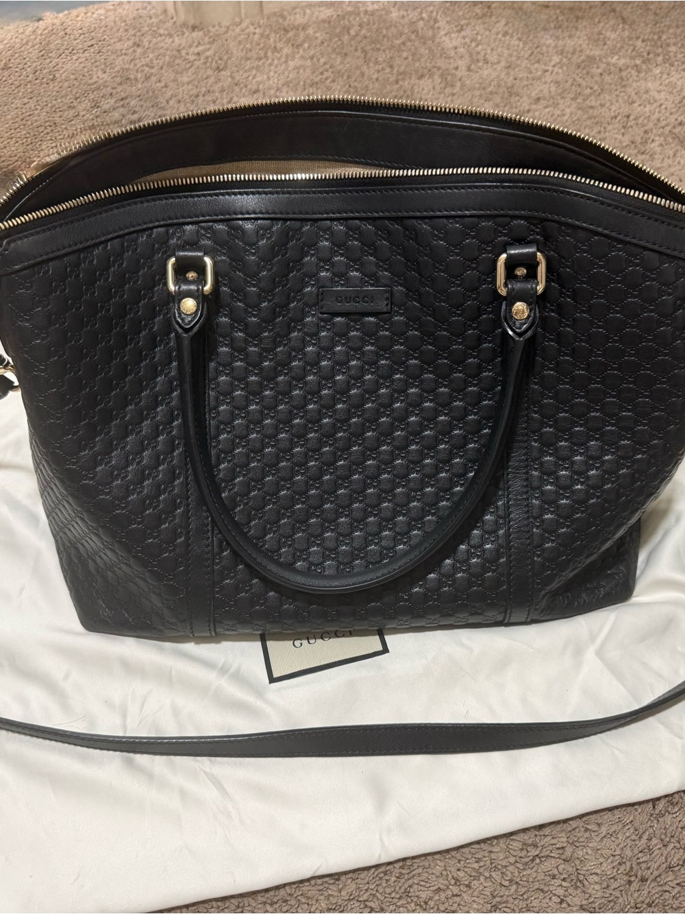 Gucci Micro Guccissima Tote and Crossbody - Picture 4 of 15